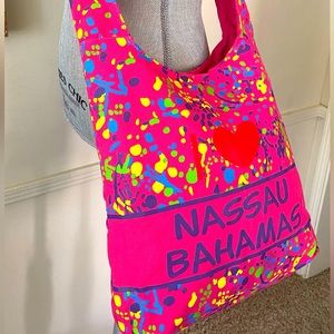 I ❤️ NASSAU BAHAMAS CROSSBODY BAG TRAVEL BAG BEACH BAG 🌟NEW🌟